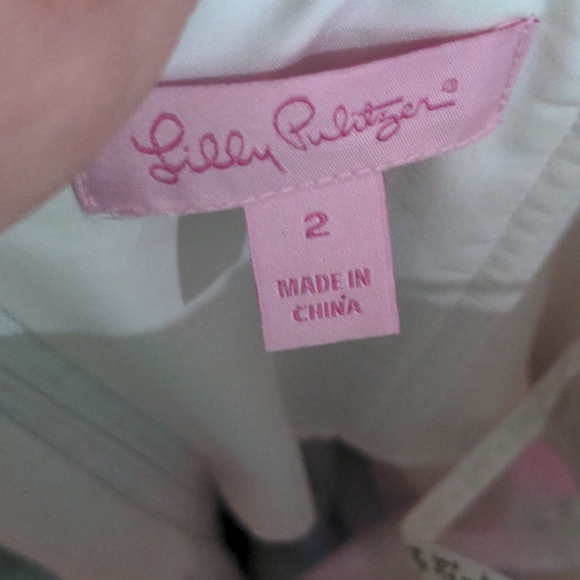 Lilly Pulitzer Colorful Lace Dress Size 2 - Picture 5 of 8